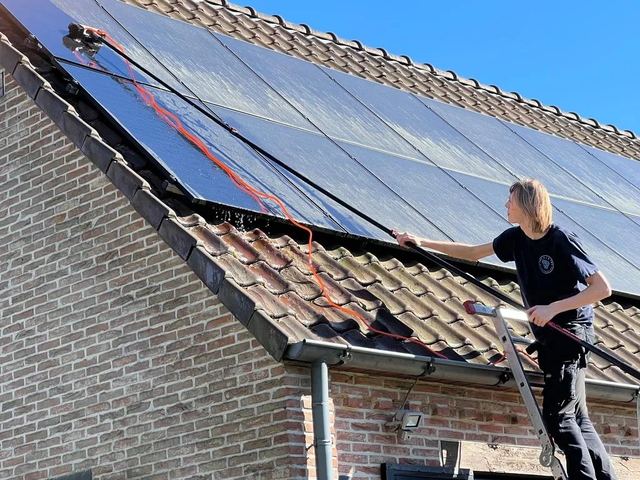 Zonnepanelen close-up